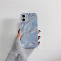 Blue Gold Marble
