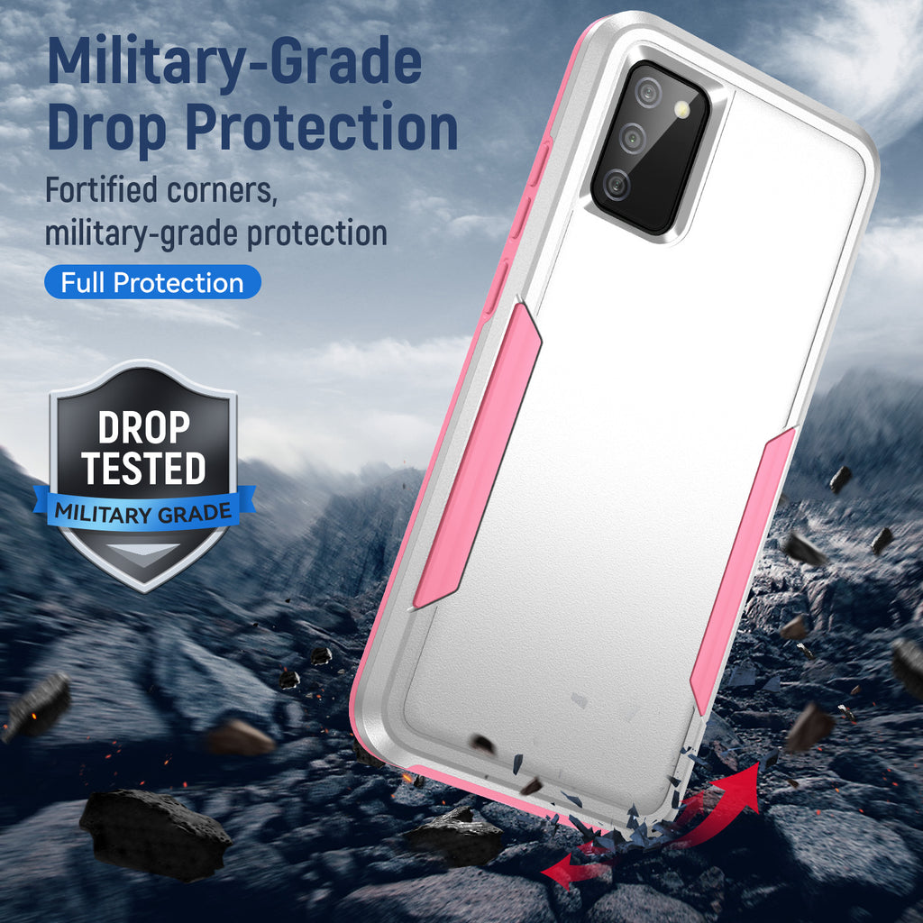 Coque de téléphone à chargement sans fil couleur unie 2 en 1 Trailblazer