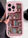 Funda de Teléfono Retro Antigolpes con Forma de Estantería