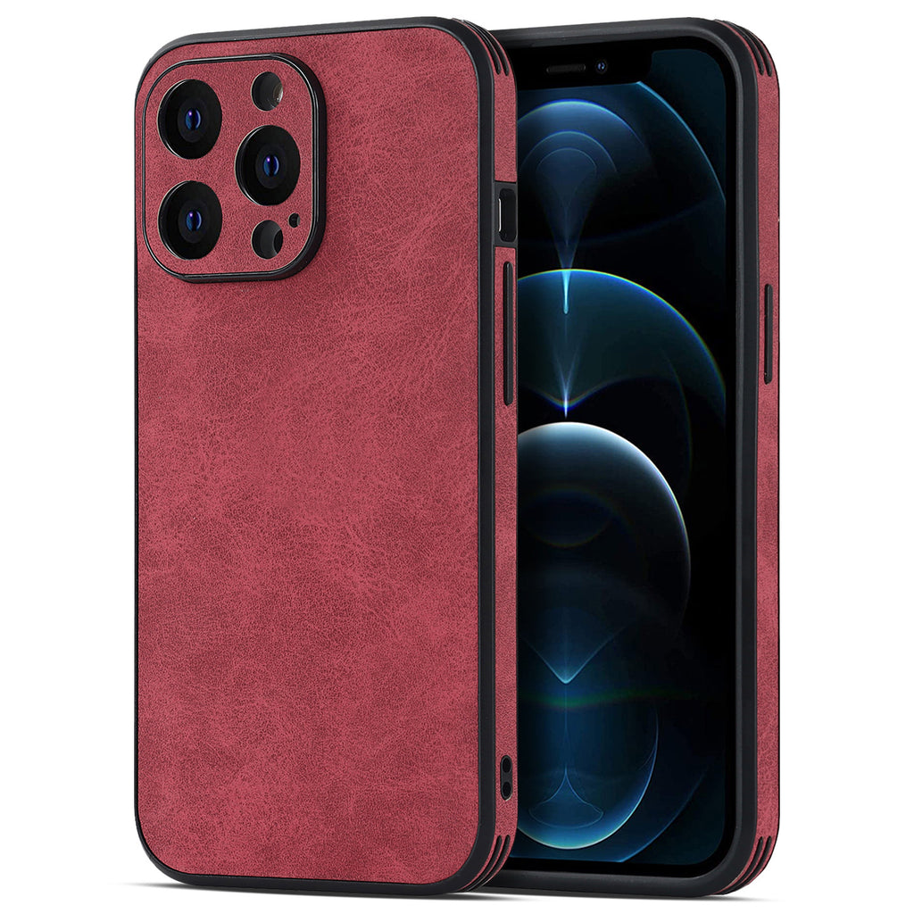 Adecuado para funda de teléfono móvil 14promax de piel de oveja de color sólido