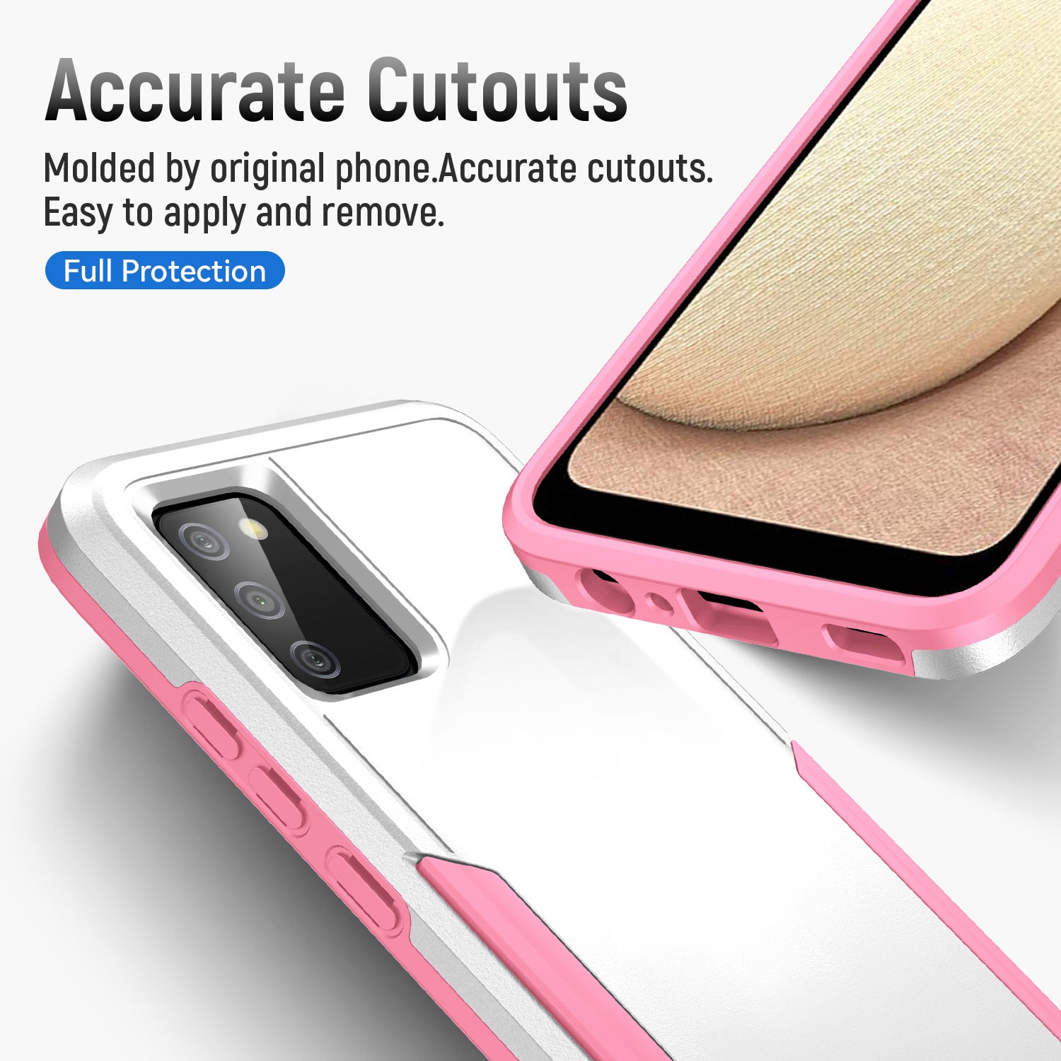 Coque de téléphone à chargement sans fil couleur unie 2 en 1 Trailblazer